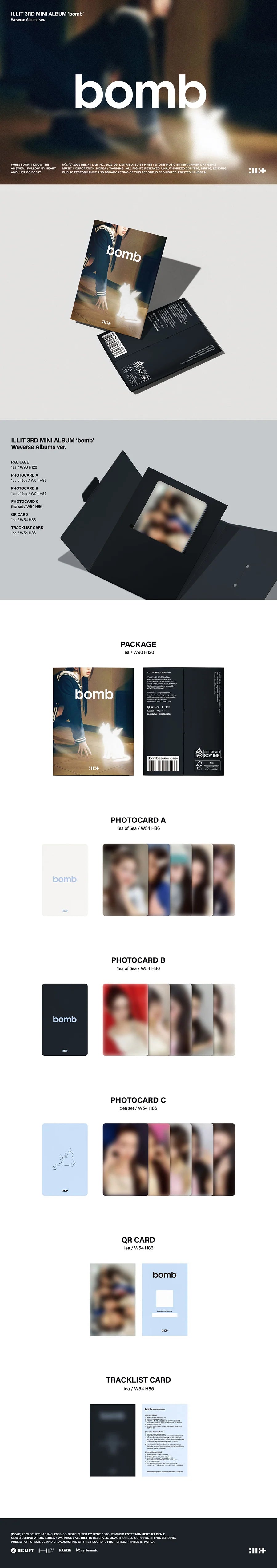 ILLIT - bomb [Weverse Ver.]
