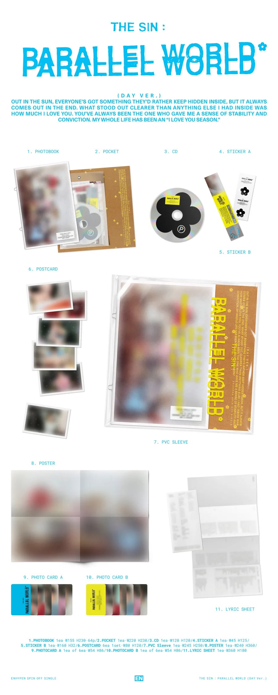 [PRE-ORDER] ENHYPEN - THE SIN : PARALLEL WORLD